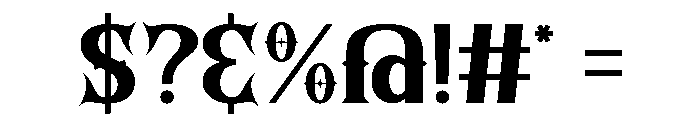 Grave Night Font OTHER CHARS