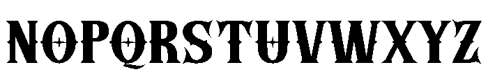 Grave Night Font UPPERCASE