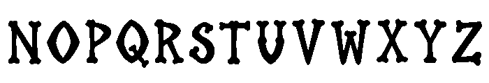 Gravebloom Font UPPERCASE