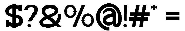 Gravebone Regular Font OTHER CHARS