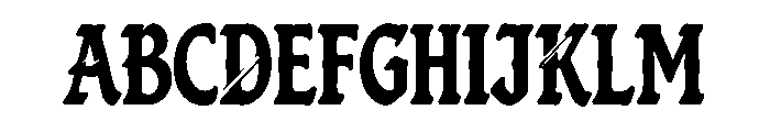 Graveborn Font UPPERCASE