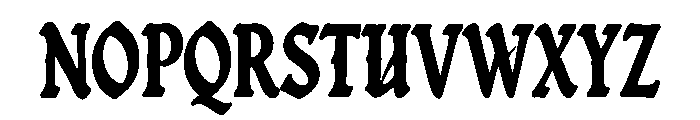 Graveborn Font UPPERCASE