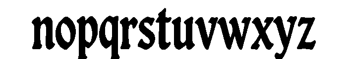 Graveborn Font LOWERCASE