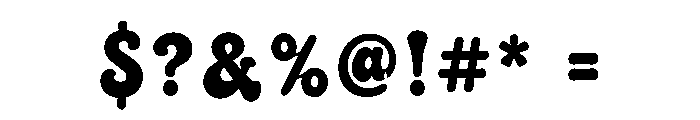 Gravello Font OTHER CHARS