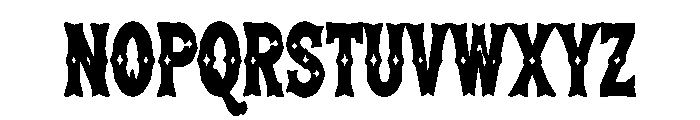 Gravethorn Font UPPERCASE