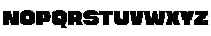 Gravex Massive Regular Font UPPERCASE