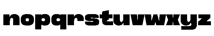 Gravex Massive Regular Font LOWERCASE