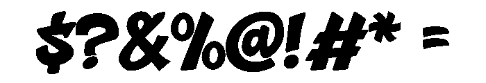 Gravex Font OTHER CHARS