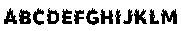 Graveyard Regular Font UPPERCASE