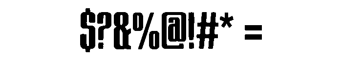 Gravikon Font OTHER CHARS