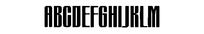 Gravikon Font UPPERCASE