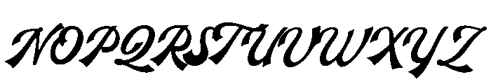 Graville Regular Font UPPERCASE