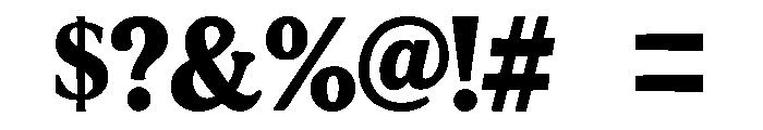 Gravina Font OTHER CHARS
