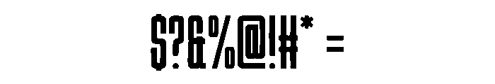 Gravion Font OTHER CHARS