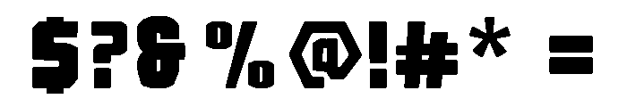 Gravist Core Regular Font OTHER CHARS