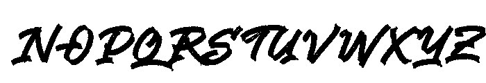 Gravité Libre Font UPPERCASE