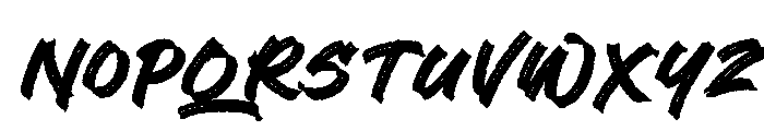 Gravité Libre Font LOWERCASE