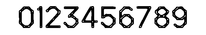Gravity Warp Font OTHER CHARS
