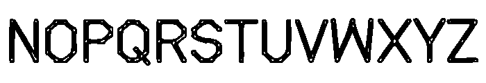 Gravity Warp Font UPPERCASE