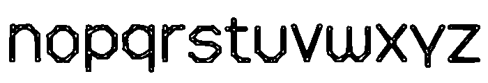 Gravity Warp Font LOWERCASE