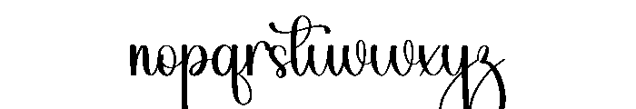 Gravity Font LOWERCASE