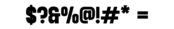 Gravix Regular Font OTHER CHARS