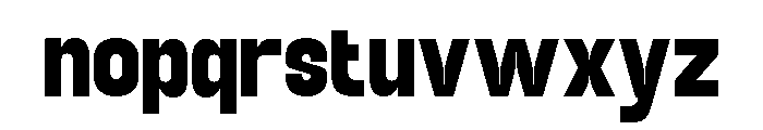 Gravix Regular Font LOWERCASE