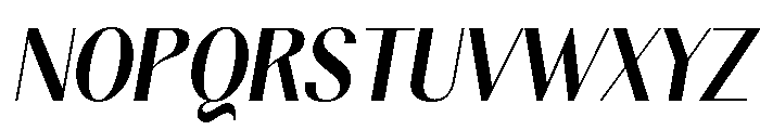 Gravontis Bold SemiCond Ita Font UPPERCASE
