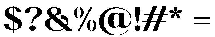 Gravontis ExtBd SemExp Font OTHER CHARS