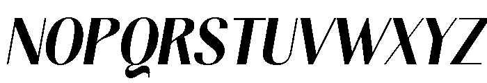 Gravontis ExtBd SemiCond Ita Font UPPERCASE