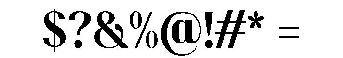 Gravontis ExtBd SemiCond Font OTHER CHARS