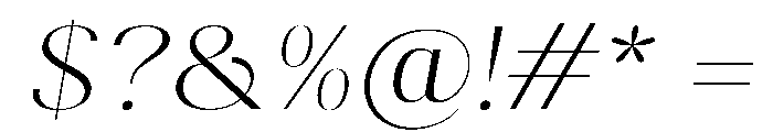 Gravontis ExtLt SemExp Ita Font OTHER CHARS