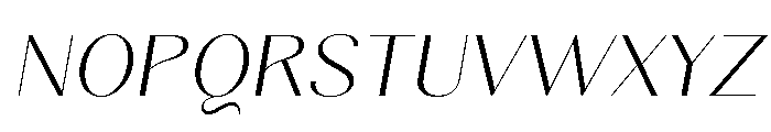 Gravontis ExtLt SemExp Ita Font UPPERCASE