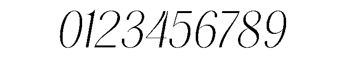 Gravontis ExtLt SemiCond Ita Font OTHER CHARS
