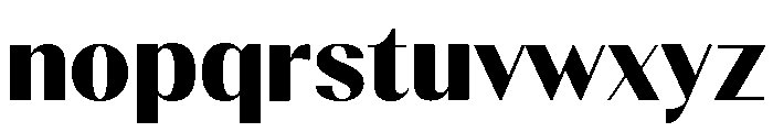 Gravontis Variable Black Font LOWERCASE
