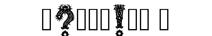 Gravor Regular Font OTHER CHARS