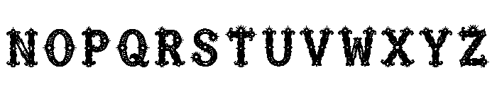 Gravor Regular Font UPPERCASE