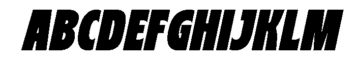 Gravorn  Italic Font UPPERCASE