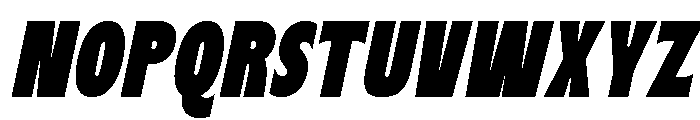 Gravorn  Italic Font UPPERCASE