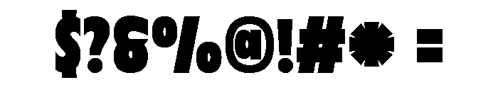 Gravorn  Regular Font OTHER CHARS