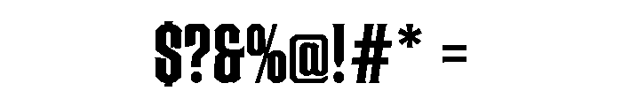 Gravorn Font OTHER CHARS