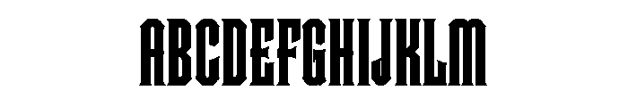 Gravorn Font UPPERCASE