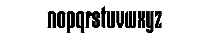Gravorn Font LOWERCASE