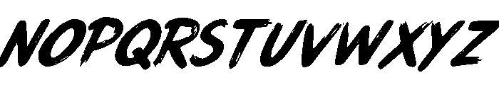 Gravoxa Italic Italic Font UPPERCASE