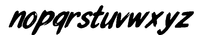 Gravoxa Italic Italic Font LOWERCASE
