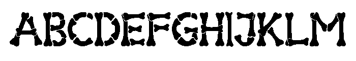 Gray Bone Font FONT