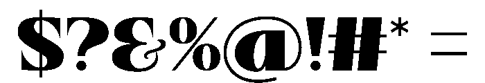 Gray Club Regular Font OTHER CHARS