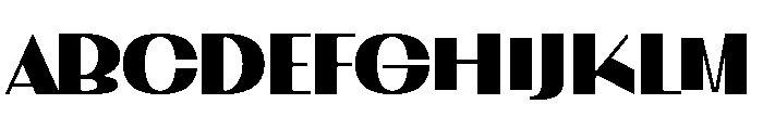 Gray Club Regular Font UPPERCASE