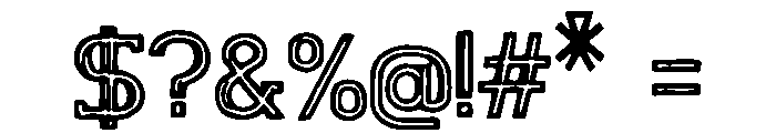 Gray Font OTHER CHARS