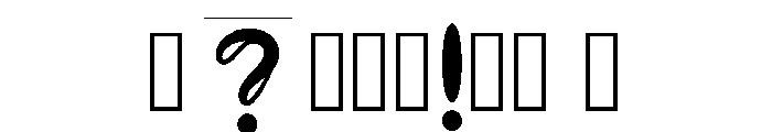 Grays Regular Font OTHER CHARS